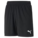 PUMA Jungen Teamrise Training Jr Shorts, Puma Black-puma White, 116 EU