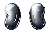 Samsung Galaxy Buds Live, Kabellose Bluetooth-Kopfhörer mit Noise Cancelling (ANC), ausdauernder Akku, Sound by AKG, komfortable Passform, Schwarz (Deutche Version), Chrom