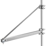 Arebos Schwenkarm bis zu 1000 kg Belastung, 180° Grad schwenkbar, Ausladungsbelastung bei 750 mm | Wandmontage | Schwenkarm seilwinde | Robust und Strapazierfähig | TÜV-Siegel