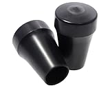 2EXTREME Ständerfuß 2 Stück Ständer Hauptständer Gummi 22mm schwarz kompatibel für Vespa PK PX COSA LML