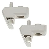 eMagTech 2 Stück Auto Sonnenblenden-Clip, Kompatibel mit Ka, 1570627, Sonnenblenden-Halterung, Hakenhalter, Befestigungshalterung, Aufhänger, Visier-Zubehör, Beige