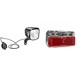 Busch & Müller IQ-XL Scheinwerfer, Schwarz, Einheitsgröße & Busch & Müller Unisex – Erwachsene B&M Line Brex Rücklicht, Schwarz, One Size