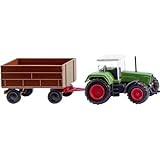 Wiking 096004 N Landwirtschafts Modell Fendt Favorit mit Anhänger