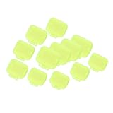 Zerodeko 12 Stück Teiliges Angelhaken schutzset Fluoreszierende Hakenkappen in Gelb Große Mittlere und Kleine Je Kratzfeste und Sichere Hakenabdeckungen für Angelsport und Zubehör