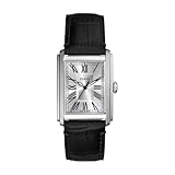 FOSSIL Carraway Uhr für Herren, Quarz-Dreizeigerwerk mit Leder- oder Edelstahlarmband