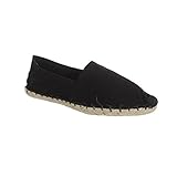 Sonnenscheinschuhe ESPANDRILLOS schwarz Gr. 36-46 NEU Schwarze Espadrilles Espas Espandrilles Espadrillos (eu_Footwear_Size_System, Adult, Numeric, medium, Numeric_45)