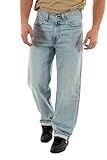 Levi's Men's 568 Loose Straight Pants, Baby Blue Essentials, 32W x 32L