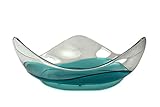 Tupperware Eleganzia Servierschale türkis/grün Eleganza Klare Schale Servier