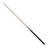 Nexos Trading Queue für Billard Snooker Pool aus Holz 2 teilig ca. 146 cm (57 Zoll) mit Gummipuffer und Klebeleder Ø 12mm