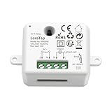 LoraTap Wifi Schalter Relais Modul Smart Home Switch mit Timer Fernbedienung über Handy für Hausautomation DIY Auf-/Unterputz Kompatibel mit Google Home