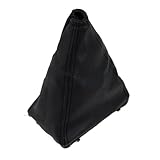 OMAC Schaltsack Schaltmanschette kompatibel mit Mercedes W124 1984-1994 Kunstleder Schwarz