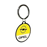 Nostalgic-Art Retro Schlüsselanhänger, Ø 4 cm, Opel – Logo – Geschenk-Idee für Opel-Zubehör Fans, Original Lizenzprodukt (OLP), aus Metall, Vintage Design