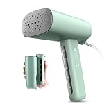 HOMEASY Reise-Dampfglätter Dampfbürste Reisebügeleisen mit 110 ml Wassertank 800W Reise-Dampfbügelstationen Neue Art Steamer in 40S Schnelle Erwärmung für Alltag und Reise