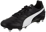 PUMA Herren King Pro 21 MxSG Fußballschuh, Black White, 43 EU