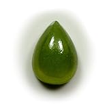 55Carat 12 x 8 mm großer echter Peridot, grüner birnenförmiger Cabochon, loser Edelstein, Geburtsstein für August, Stein, Natürlicher Peridot