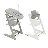 Stokke Tripp Trapp Hochstuhl, Glacier Green (inklusive Stuhl & Baby Set2) mit Newborn Set - Sicheres, verstellbares, ergonomisches Design