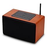 August 30W Wi-Fi Lautsprecher WS350 – Multiroom WLAN-Speaker für Musikstreaming (DLNA, Spotify Connect, Bluetooth, LAN Anschluss, bis 15h Akku)