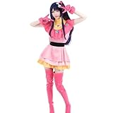 CR ROLECOS Oshi no Ko Cosplay-Kostüm, Hoshino Ai, Anime-Uniform, Röcke mit Cosplay-Perücke, Damen-Halloween-Outfit-Set, Größe S
