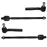 2x Axialgelenk 2x Spurstangenkopf Vorderachse für Opel Astra H für Zafira B A05 für Lenkungshersteller: ZF ohne Sportfahrwerk