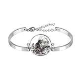 Motorvorwärmer mit Stroh Armreif für Frauen Mädchen, verstellbare Edelstahl Schmuck Armbänder Geburtstag Weihnachten Freunde Geschenke