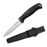 Swiss+Tech Outdoor Messer, Jagdmesser feststehende Klinge mit Scheide, Bushcraft Messer, für Männer Camping Jagd Wandern Abenteuer