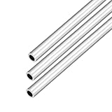 DMiotech 3er Pack (8mm Außendurchmesser x 5mm Innendurchmesser) 6063 Aluminium Rundrohr 300mm Länge Industriemetallrohr für Maschinenrahmenbau DIY-Projekte