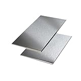 Alublech einseitig foliert, Stärke 5,0mm, Größe: 200mm x 150mm| 103 weitere Größen und 7 verschiedene Materialstärken auswählbar | Aluminiumblech