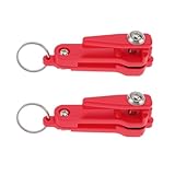 Be In Your Mind 2 STK Spannungs-Schnapp-Entriegelungsclip 67,1x18,2 Mm mit Ringen Angel-Entriegelungsclip für Downrigger-Bootsdrachen Und Planerboards