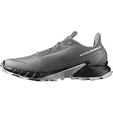 Salomon Alphacross 5 Herren Trail-Laufschuhe, Outdoor-bereit, Anhaltender Komfort, Vielseitige Performance, Pewter, 46