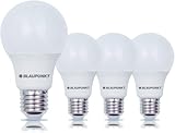 Blaupunkt LED Lampen E27 Warmweiß 2700K Classic, 6W, Ersatz für 48W Glühbirne, 4-er Pack, Energieeffizient, Kostensparend, LED Birne für Raumbeleuchtung