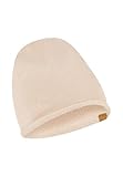 camel active Damen Beanie aus Reiner Baumwolle Karamell, Womenswear-OS