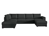 Ecksofa Wilma mit 2 Bettkasten und Schlaffunktion für große Räume, Elegante Eckcouch, Polsterecke Sofa, Couch, Couchgarnitur, Schlafsofa, Bettsofa vom Hersteller, Top-Qualität (Twist 23, Seite: Links)