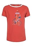 ELKLINE Mädchen T-Shirt Zum Strand 3241101, Größe:92-98, Farbe:Mandarin