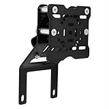 Navigation Halterung Motorrad Fit AMPS Löcher GPS-Navigation Telefon Halter Für T7 Für Tenere 700 2019 2020 2021 2022 2023 Rahmen Halterung GPS Halterung Handyhalterung(Schwarz)