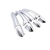 Türgriffe Vorne Außen Für Ford Für Mondeo Für Fusion 4 MK4 CD391 2014-2022 Luxuriöser Chrom-Smart-Türgriffabdeckungsverkleidung Autozubehöraufkleber Auto Türgriff Außengriff(2 Keyhess Entry)