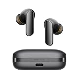 realme Buds Air 7 Kabellose Bluetooth-Kopfhörer, 12,4 mm Bass-Treiber, 48Std. Wiedergabe, 52 dB ANC, 6 Mikrofone ENC, 45 ms Latenz, Raumklang, Hi-Res LHDC, IP55, Metallisches Grau