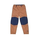 Finkid Baby Jungen Lange Outdoor Hose LATULI 8000056 in braun, Kleidergröße:120, Farbe:braun