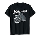 Schwalbe KR51 Simson Mofa Moped Kulturerbe Fahrer DDR T-Shirt