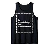 Individuelles Tank Top Vorder- und Rückseite