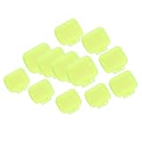 Abaodam 12 Stück Hakenkappen Aus Fluoreszierendem Kunststoff Groß Mittel Klein Kratzfester Hakenschutz Für Angelhaken Schutzhakenabdeckung Zur Sicherung Von Angelzubehör Beim Angeln