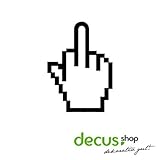 Decus Shop Mittelfinger Middlefinger Mouse Cursor // Sticker OEM JDM Style Aufkleber