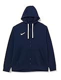 Nike Herren M Nk Flc Park20 Fz Hoodie Kapuzenpullover, Obsidian/White/White, L EU