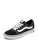 Vans Damen Ward Sneaker Ward Trainers, (SUEDE/CANVAS) BLACK/WHITE, 38 EU