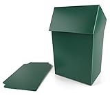 Arkero-G® 80+ Deck Box - Grün/Green - für über 100 Karten Sammelkarten Case inkl. Kartentrenner