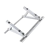 La Ventilazione EPST480 Halterung für Klimaanlagen mit verstellbarem Dach, Abmessungen 520 x 850 mm, Weiß