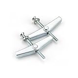 ORGATEX Federklappbügel | Montagebügel für Heavy Duty Treppenkantenprofil | Zur Anbringung an Gitterrosttreppe | Silber