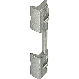 effeff 118.1300011 40 Aufschraubstück Serie 118 FaFix, 45 x 13,4 x 7,9 mm, Stahl verzinkt, Silber