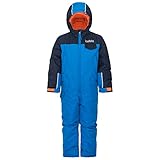 icefeld Schneeoverall/Skianzug blau in Größe 122/128