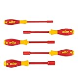 Wiha SoftFinish electric Sechskant-Steckschlüsselsatz / VDE Steckschlüssel Set / 5 teilig, VDE-geprüft, stückgeprüft