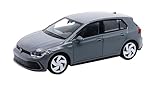 Toi-Toys Volkswagen Golf 8 GTI Metall Modellauto VW Modell Auto Spielzeugauto 4-Varianten 49 (Grau-Metallic)